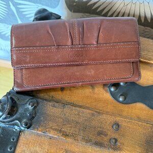 Coach Soho Pleated TriFold Wallet